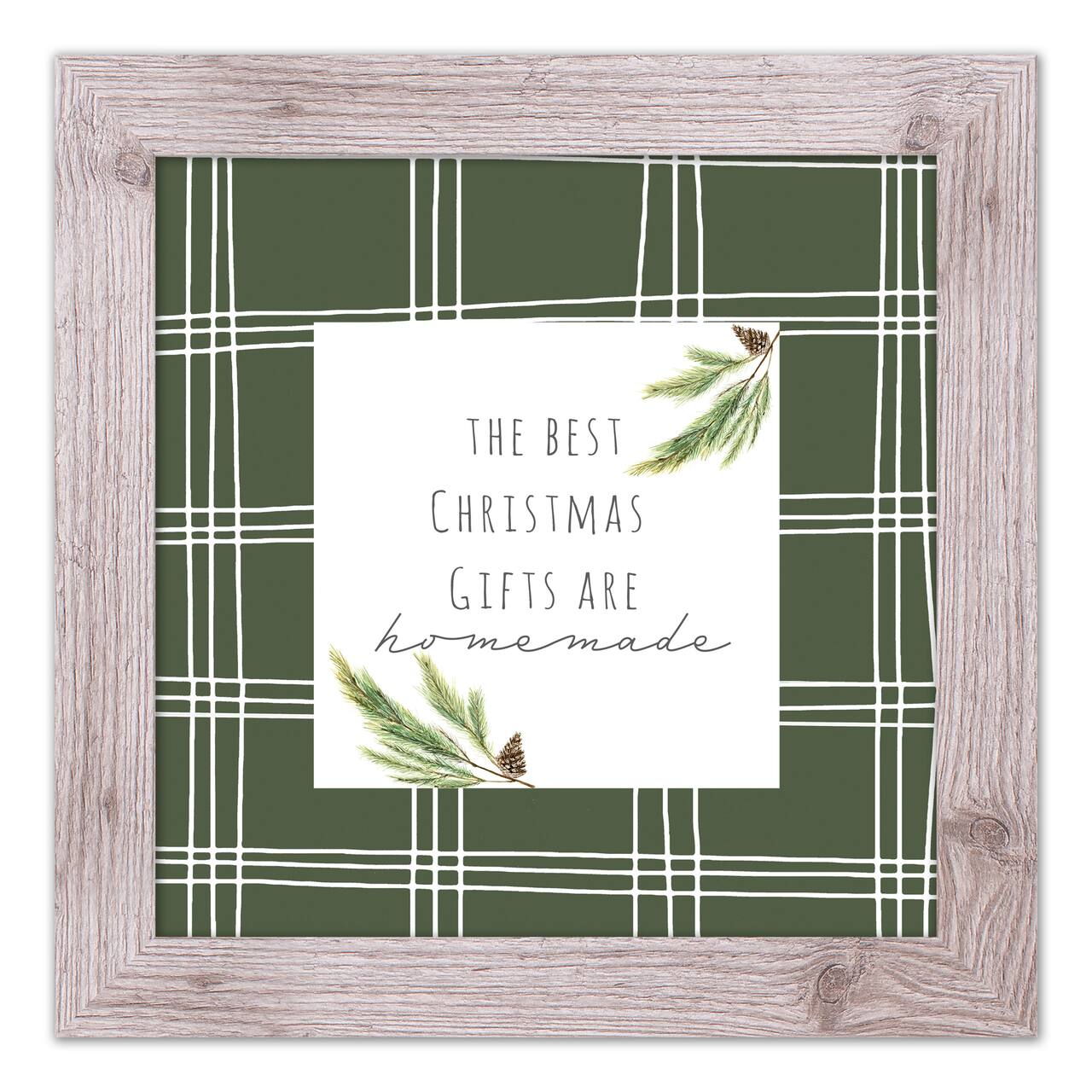 Designs Direct 16" x 16" Homemade Gifts Western White Framed Print